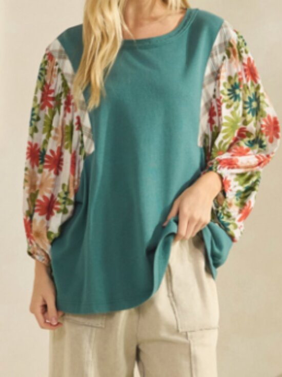Sage + Fig Tops - SAGE + FIG BLOOM & BREEZE KNIT TOP